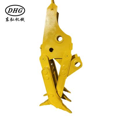 China Crawler Excavator Hydraulic Scrap Metal Fixed Type Bucket Grapple For Excavator for sale