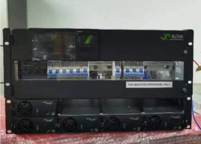 China Eltek 48Vdc 19inch 5U Telecom 16kw 300A CTO System Smartpack Touch Controller with distribution breakers for sale