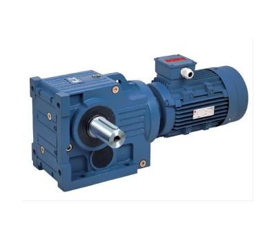 China Cast Iron K Series Gearbox Helical Bevel Speed Reducer with Solid/Hollow Shaft for sale
