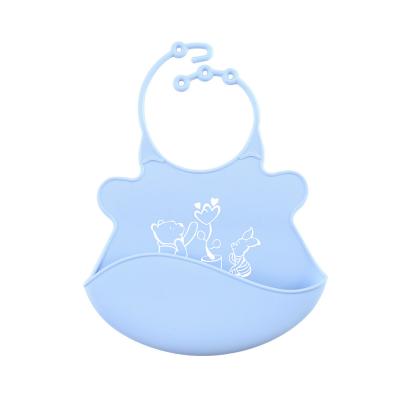 China New Design Contemporary Kids Prevent Food From Messing Your Clothes Bibs Food Grade Silicone Soft Bib 2022 For Baby for sale