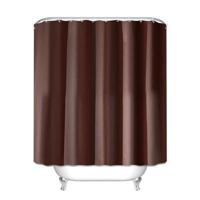 China 2022 Sustainable Waterproof Solid Color Custom Size Shower Curtains for sale