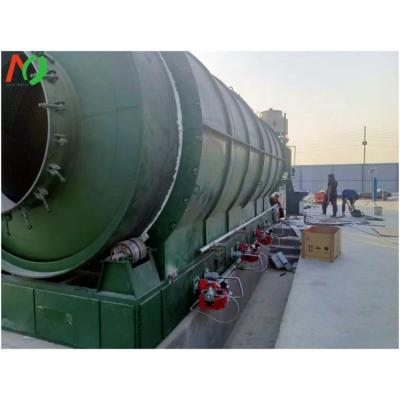 China 10TPD Waste Tire Pyrolysis Plant for Recycling Used Tyres to Pyrolysis Oil and Syngas for sale