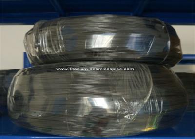 China Alambre Titanium del ti 6al 4v del grado 5 del estruendo en la bobina para el uso del polvo en venta