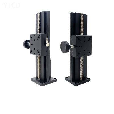China For Precision Precise Linear Slider Axis Linear Slider Linear Instrument LWZ60-L200 60*60 Z Axis Micrometer Manual Translation Stage for sale