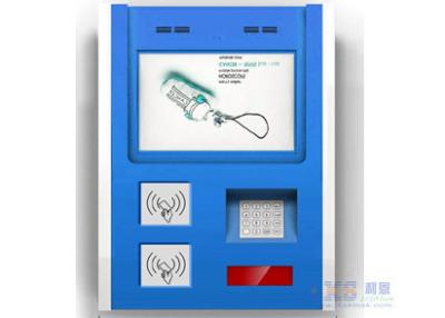 China Quiosque fixado na parede do leitor de Smart Card da tela de toque com Validator de Bill e impressora à venda