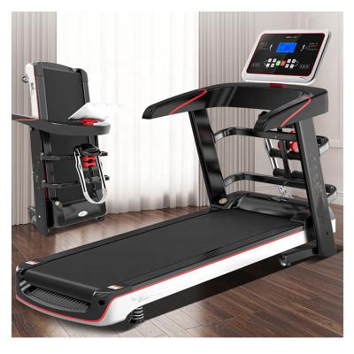 China Commercial Wholesale Rise Treadmill With Massage Machine Dumbbell Home Fitness Treadmill for sale