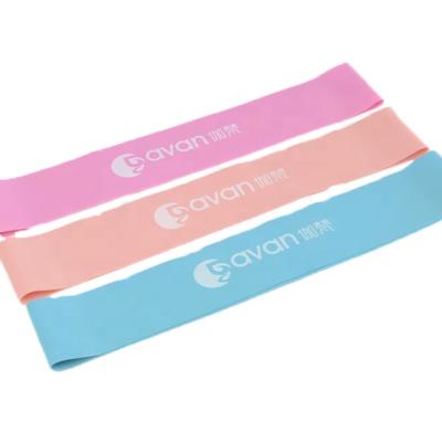 China Custom Latex Mini Resistance Loop Band Set, Adjustable Resistance Bands Wholesale Gym Resistance Band for sale