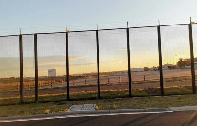 China PVC Coating welded mesh ClearVu 358 Anti Climb Fence for sale