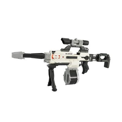 China Hohujoy DIY Assembly High Speed Gatling Bullet Toy Bottom Electric Soft Gun Gun Toys For Children for sale