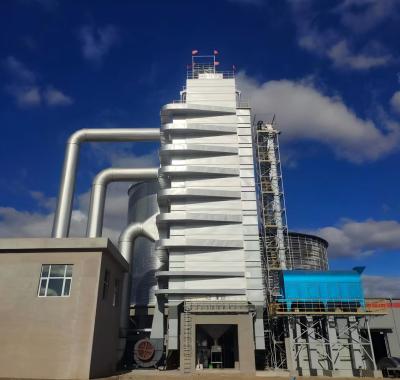 China 30-1500 T/D Handling Capacity Corn Dryer Machine Customizable for Different Crops Hot-air Temperature 65-160C for sale