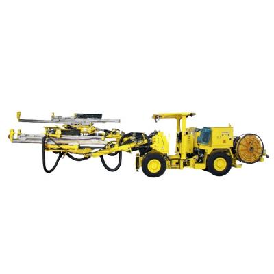 China Construction works CYTJ76A2 Twin boom hydraulic face drilling jumbo hydraulic tunnel boring drilling rig for sale