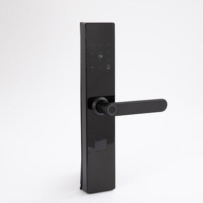 China Electronic Fingerprint Smart Door Lock Zinc Alloy Body Door Lock for sale