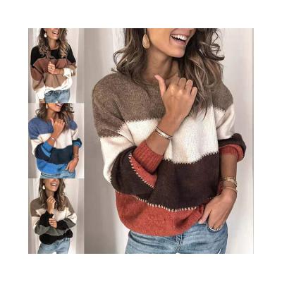 China Anti-wrinkle YH6514 Winter Stylish Sweater Distress Sweaters for Women 2020 Pullovers Autumn Vintage Print Anti-pilling Standard Regular 5 GG for sale