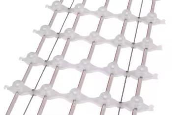 Κίνα Εξωτερική οθόνη με εικονοστοιχεία με LED mesh για διαφήμιση P41.5 αδιάβροχη Ευέλικτη οθόνη κουρτίνας LED Net Screen Pixel προς πώληση