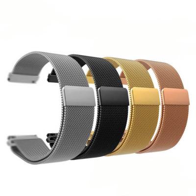 China Magnetic wristband Magnetic wristband Stainless Steel Band milanese loop metal watch strap for Apple smart watch 44mm for sale