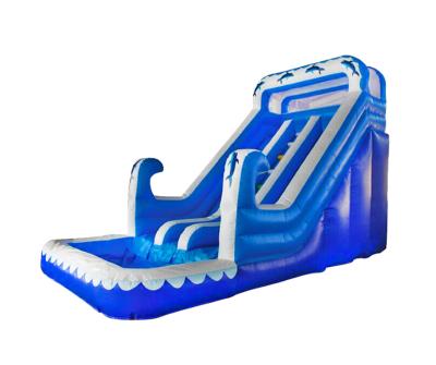 China Aldult Outdoor Rental Inflatable Large Water Slides With Bouncy for sale