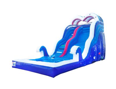 China Aldult Outdoor Rental Inflatable Large Water Slides With Bouncy for sale