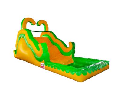 China Aldult Outdoor Rental Inflatable Large Water Slides With Bouncy for sale
