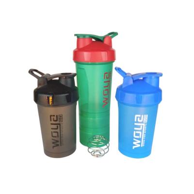 China Sustainable Plastic Shaker Bottle Sports Water Bottle Personalized Protein Shaker Plastic Bottle for sale