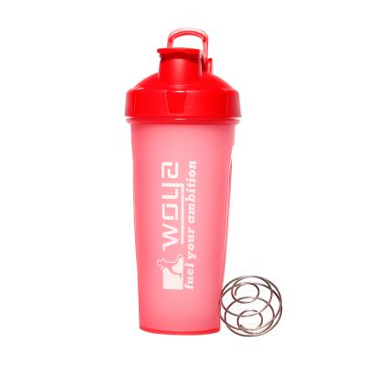 China Sustainable Eco Friendly 700ml Edible Grade Custom Logo Protein Plastic Water Bottle Shaker for sale