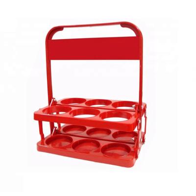 China 6 Boxes Bicycle Bottle Holder Water Beer Wine Rack Plastic Viable Plastic Wine Rack for sale