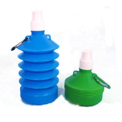 China PE Collapsible Plastic Sport Bottle Eco - Friendly , BPA Free Drink Water Bottle for sale