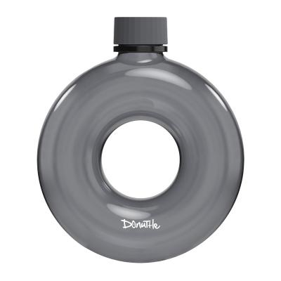 China 2022 Sustainable Donuttle Water Bottles Portable Outdoor Cute Drinking Plastic Bottle For Kids for sale