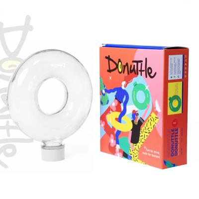 China Sustainable Donuttle 2022 Hot Sale 350ml Bpa Eco-friendly Custom Free Sports Drinking Gym Water Bottle Plastic for sale