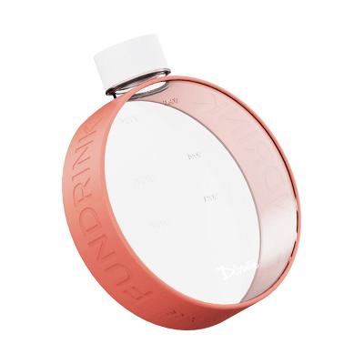 China Viable Donuttle Customize 700ml Bpa Tritan Gym Sport Clear Leak Free Drinking Motivational Plastic Water Bottle for sale