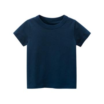 China Plus Size New 2020 Summer Children's Wear Simple Color Children's T-shirt No Pattern Boy's Clothing for sale