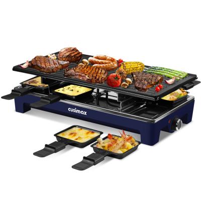 China Household CUSIMAX 8 Person Raclette Grill , Electric Raclette Grill For Family Party for sale
