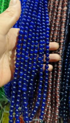 China 4/6/8/10/12mm round beads lapis cat eye for sale