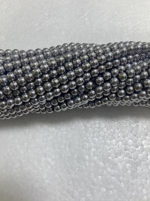 China 4/5/6/7/8/10/12mm magnetic silver round bead for sale