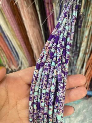 China 4x13 tube purple blue Imperial bead for sale