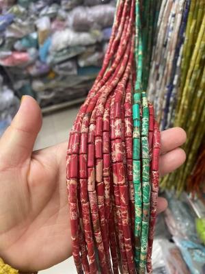 China 4x13 Tube Red Imperial bead for sale