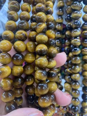China gemstone round beads tiger-eye for sale