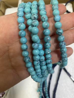 China gemstone round beads AfricanTurquoise for sale