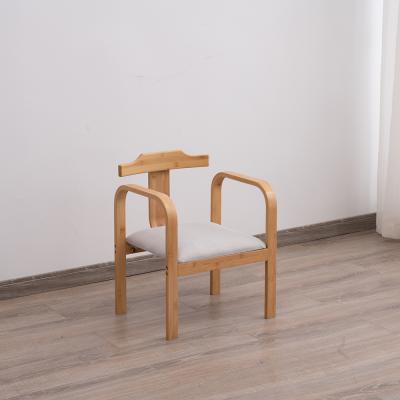 China Factory direct high quality pure natural French style adjustable stackable cafe bamboo (height) chairs for sale for sale