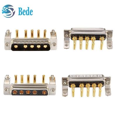 Chine 5W5 Connecteurs D-Sub à angle droit pour PCB à courant élevé mâle et femelle à vendre