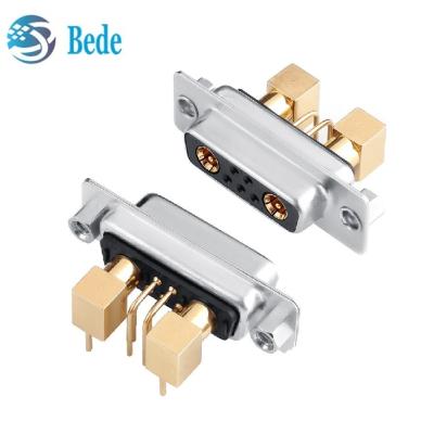 Chine 7W2 Connecteur à courant élevé coaxial D-sub angle droit/pins droits DB à vendre