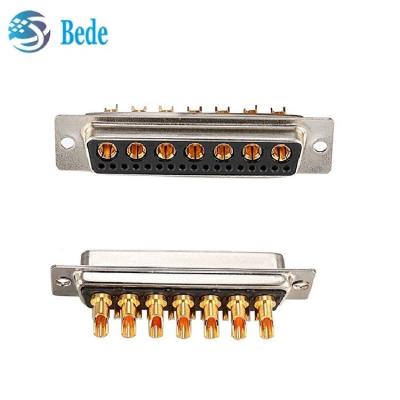 China 24W7 DB Hybrid Connector Series Mixed Power-Signal Transmission Straight Pins for sale