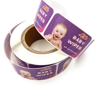 China Wholesale High Quality Waterproof Label Roll Logo Stickers Custom Printing Display for sale