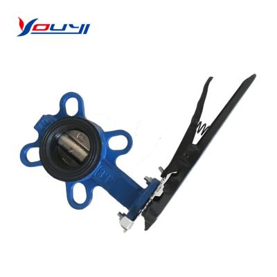 China General High Performance Wafer Butterfly Valve Cast Iron Butterfly Valve for sale