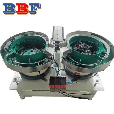 China Building material stores good quality multi-way plasthetics rotary feeder orienting trough vibratory feeder with stand for sale