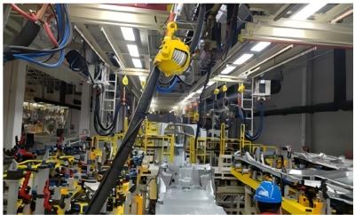 Cina GEELY Linea di saldatura per veicoli commerciali 3JPH Tempo di ciclo in vendita