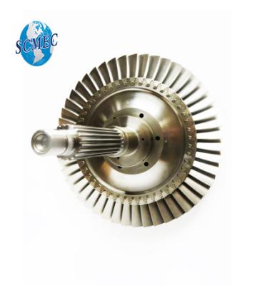 China Precision diesel locomotive turbine wheel for locomotive turbocharger for sale