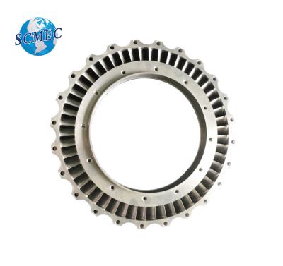 China High Performance Precision Alloy Diesel Locomotive Turbine Nozzle Ring for sale
