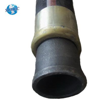 China Rubber High Pressure Concrete Rubber Hose With Mud Nozzle for sale