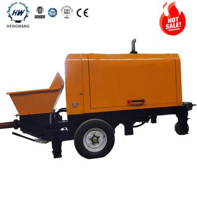China Construction works HW20 15m3/h China Used Line Concrete Pump Concrete Pump Portable Mini Concrete Pump Truck Line for sale