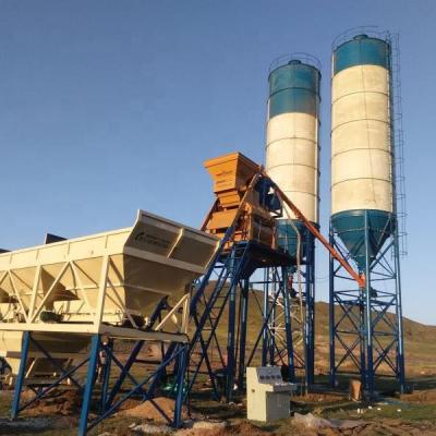 China Construction works 25m3 Bucket Concrete Batching Plant HZS25 On Promotion for sale